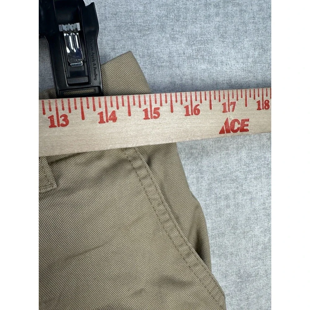 J.Crew Chino Flat Front Shorts Size 2 Womens Khaki Casual 5” Inseam Preppy